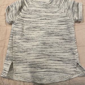 Anine Bing marbled knit shirt sleeve size xs